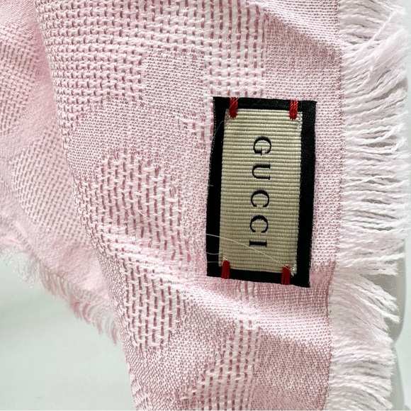 Gucci Stole Samone Interlocking GG Silk/Wool shawl scarf 🔥👀👀🔥🔥🔥 - Picture 12 of 14